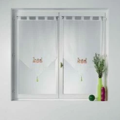 Paris Prix Paire De Voilages Epinéa 60x160cm Blanc