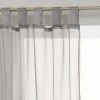 ATMOSPHERA Paire De Voilages Pattes 140x240 Cm Gris 2 ATMOSPHERA Paire De Voilages Pattes 140x240 Cm Gris -Auchan Boutique B2CD 3726