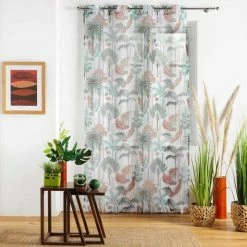 Paris Prix Rideau Voilage à Œillets Terra Nova 140x240cm Blanc -Auchan Boutique B2CD 3733