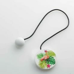 Paris Prix Embrasse De Rideau Aimantée Flamingotic 43cm Vert