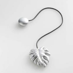 Paris Prix Embrasse De Rideau Aimantée Fossilia 33cm Argent