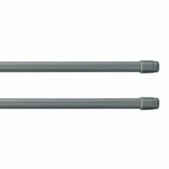 Paris Prix Lot De 2 Tringles Extensibles Lio 60-80cm Gris