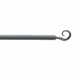 Paris Prix Tringle Déco Extensible Spiralia 80-110cm Gris