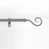 Paris Prix Kit Tringle Déco Extensible Hooky 120-210cm Gris