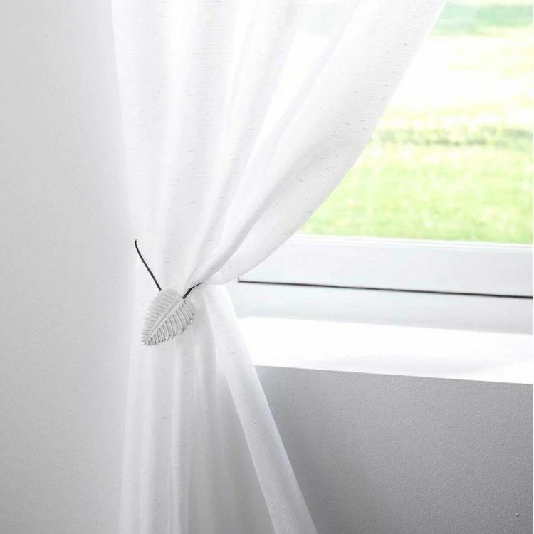 Paris Prix Embrasse De Rideau Aimantée Zafara 33cm Blanc 4 Paris Prix Embrasse De Rideau Aimantée Zafara 33cm Blanc – Image 2