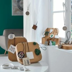 Paris Prix Embrasse De Rideau Aimantée Green Park 43cm Blanc -Auchan Boutique B2CD 3859