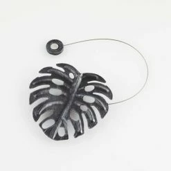 Paris Prix Embrasse De Rideau Aimantée Palmera 30cm Noir