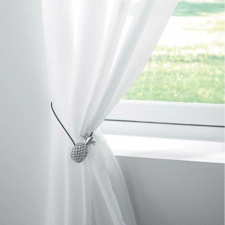 Paris Prix Embrasse De Rideau Aimantée Lewis 42cm Argent 4 Paris Prix Embrasse De Rideau Aimantée Lewis 42cm Argent – Image 2