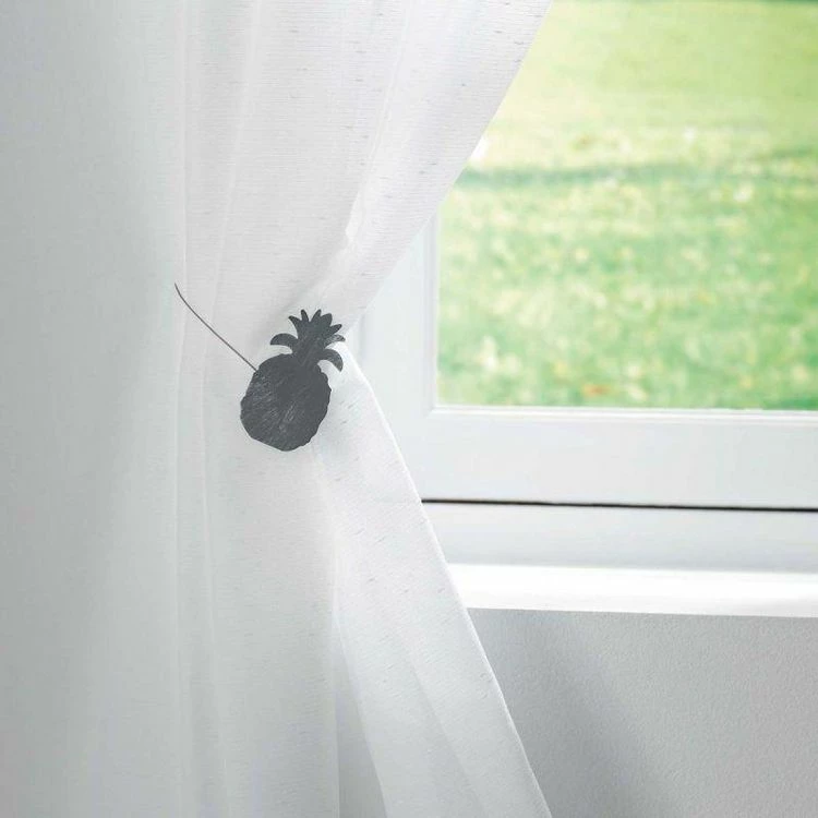 Paris Prix Embrasse De Rideau Aimantée Ghana 30cm Gris 4 Paris Prix Embrasse De Rideau Aimantée Ghana 30cm Gris – Image 2