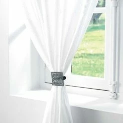 Paris Prix Lot De 2 Embrasses à Rideau Emery 6cm Gris 6 Paris Prix Lot De 2 Embrasses à Rideau Emery 6cm Gris -Auchan Boutique B2CD 3911