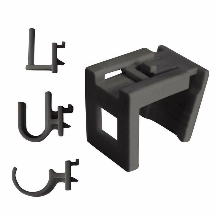 Paris Prix Lot De 2 Crochets & Supports Réglables 15cm Anthracite 3 Paris Prix Lot De 2 Crochets & Supports Réglables 15cm Anthracite