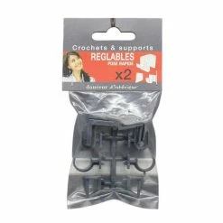 Paris Prix Lot De 2 Crochets & Supports Réglables 15cm Anthracite 5 Paris Prix Lot De 2 Crochets & Supports Réglables 15cm Anthracite -Auchan Boutique B2CD 3942