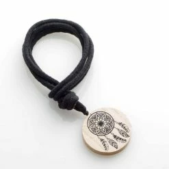 Paris Prix Embrasse De Rideau En Bois Judy 41cm Noir