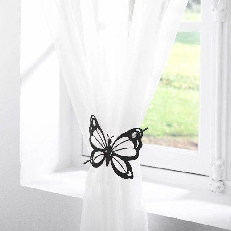 Paris Prix Embrasse De Rideau Broche Farfalina 16cm Noir 4 Paris Prix Embrasse De Rideau Broche Farfalina 16cm Noir – Image 2