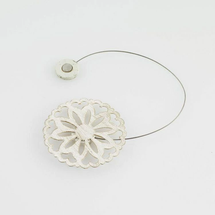 Paris Prix Embrasse De Rideau Aimantée Emmy 30cm Blanc 3 Paris Prix Embrasse De Rideau Aimantée Emmy 30cm Blanc