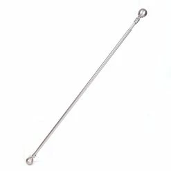 ATMOSPHERA Tringle à Rideau Extensible Métal Brossé - 120 à 210 Cm - Boule