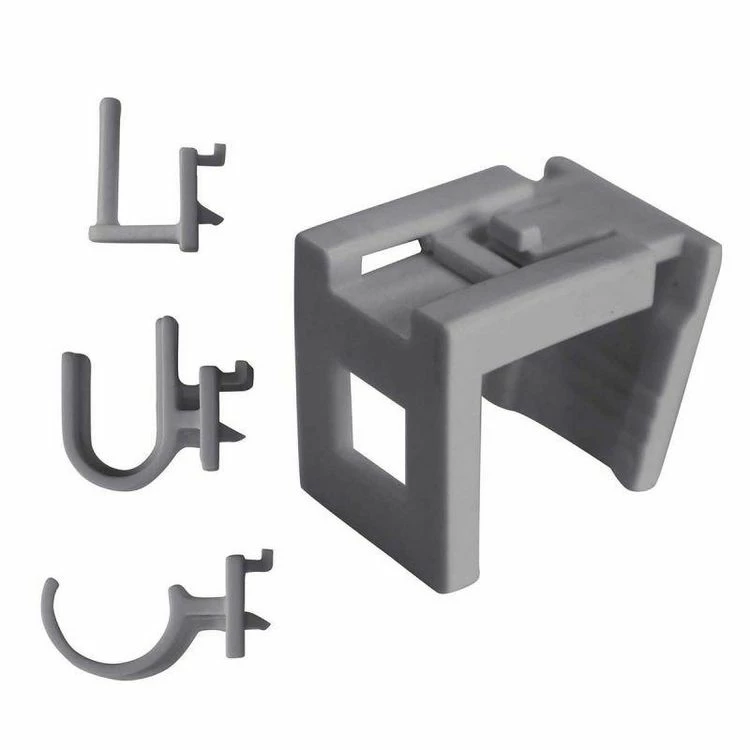 Paris Prix Lot De 2 Crochets & Supports Réglables 15cm Gris 3 Paris Prix Lot De 2 Crochets & Supports Réglables 15cm Gris