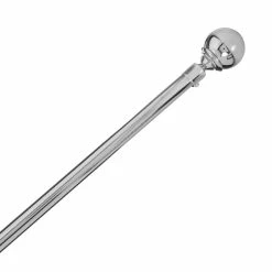 ATMOSPHERA Tringle à Rideau Extensible Métal Chromé - 120 à 210 Cm - Boule