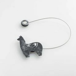 Paris Prix Embrasse De Rideau Aimantée Yzma 30cm Noir