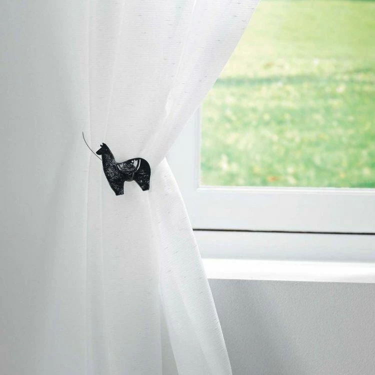 Paris Prix Embrasse De Rideau Aimantée Yzma 30cm Noir 4 Paris Prix Embrasse De Rideau Aimantée Yzma 30cm Noir – Image 2