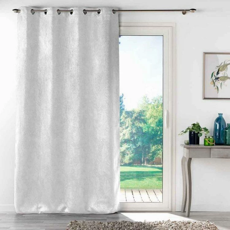 Paris Prix Rideau Occultant Mélodie 135x240cm Blanc 6 Paris Prix Rideau Occultant Mélodie 135x240cm Blanc – Image 4