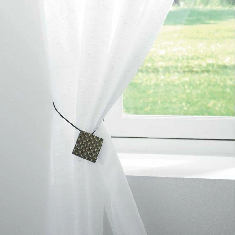 Paris Prix Embrasse De Rideau Aimantée Lumos 43cm Noir 4 Paris Prix Embrasse De Rideau Aimantée Lumos 43cm Noir – Image 2