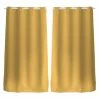 TOILINUX Lot De 2 Rideaux Unis Occultants Avec œillets - 140 X 240 Cm - Moutarde -Auchan Boutique B2CD 412