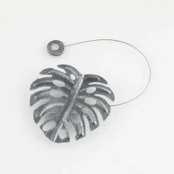 Paris Prix Embrasse De Rideau Aimantée Palmera 30cm Gris