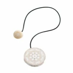 Paris Prix Embrasse De Rideau Aimantée Helsinki 43cm Blanc