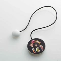 Paris Prix Embrasse De Rideau Aimantée Plumania 43cm Multicolore