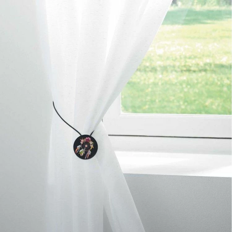 Paris Prix Embrasse De Rideau Aimantée Plumania 43cm Multicolore 4 Paris Prix Embrasse De Rideau Aimantée Plumania 43cm Multicolore – Image 2