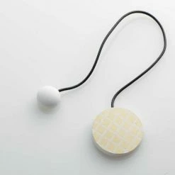 Paris Prix Embrasse De Rideau Aimantée Ondaya 43cm Blanc