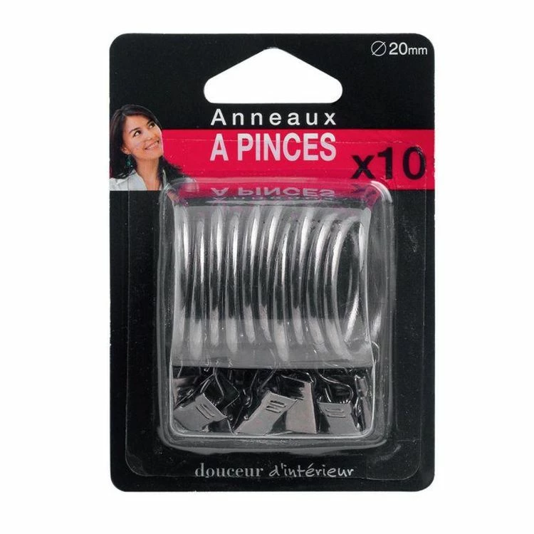 Paris Prix Lot De 10 Anneaux Pince 12cm Nickel 5 Paris Prix Lot De 10 Anneaux Pince 12cm Nickel – Image 3