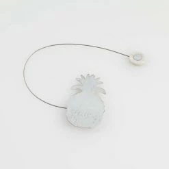 Paris Prix Embrasse De Rideau Aimantée Ghana 30cm Blanc