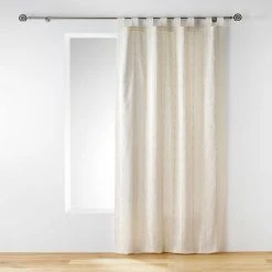 Paris Prix Rideau à Passants Loratitude 140x260cm Naturel & Or