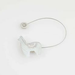 Paris Prix Embrasse De Rideau Aimantée Yzma 30cm Blanc