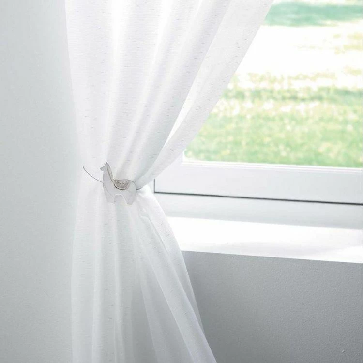 Paris Prix Embrasse De Rideau Aimantée Yzma 30cm Blanc 4 Paris Prix Embrasse De Rideau Aimantée Yzma 30cm Blanc – Image 2