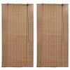VIDAXL Stores Roulants En Bambou 2 Pcs Marron 120x220 Cm -Auchan Boutique B2CD 4212