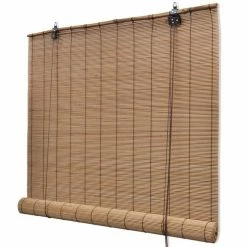 VIDAXL Stores Roulants En Bambou 2 Pcs Marron 120x220 Cm -Auchan Boutique B2CD 4214