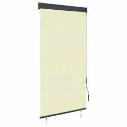 VIDAXL Store Roulant D'exterieur 80 X 250 Cm Creme