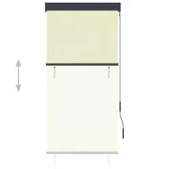 VIDAXL Store Roulant D'exterieur 80 X 250 Cm Creme -Auchan Boutique B2CD 4252