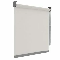 DECOSOL Decosol Store Roulant Deluxe Blanc Translucide Avec Motif 60x190 Cm