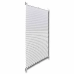 VIDAXL Store Plisse 60x125 Cm Blanc -Auchan Boutique B2CD 4299
