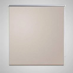 VIDAXL Store Enrouleur Occultant 80 X 230 Cm Beige