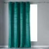 Paris Prix Rideau Velours à Oeillets Veloutea 140x240cm Vert -Auchan Boutique B2CD 434