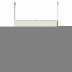 VIDAXL Store Plisse 90x125 Cm Creme -Auchan Boutique B2CD 4370