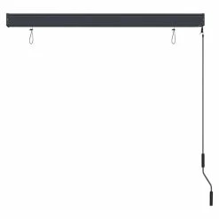 VIDAXL Store Roulant D'exterieur 140x250 Cm Orange Et Marron -Auchan Boutique B2CD 4424