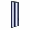 VIDAXL Store Roulant D'exterieur 60x250 Cm Bleu Et Blanc