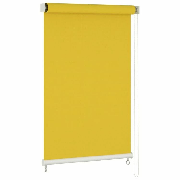 VIDAXL Store Roulant D'exterieur 120x230 Cm Jaune 3 VIDAXL Store Roulant D'exterieur 120x230 Cm Jaune