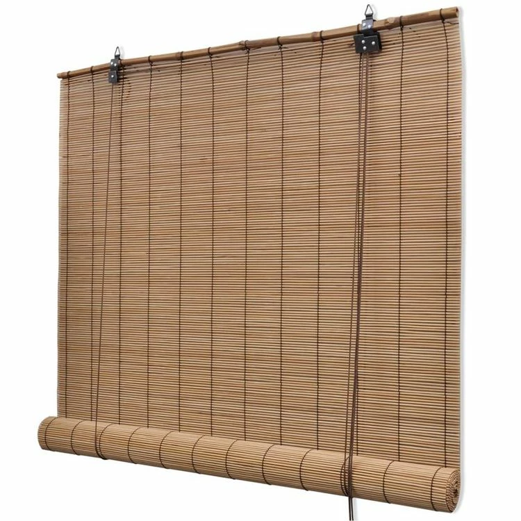 VIDAXL Store Roulant En Bambou 80 X 220 Cm Marron 3 VIDAXL Store Roulant En Bambou 80 X 220 Cm Marron
